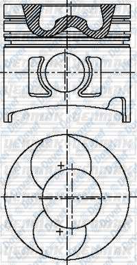 YENMAK 31-04571-000 Piston+Segman Std ( Turbo ) Pick-Up D21 Bd30t 96mm  ####